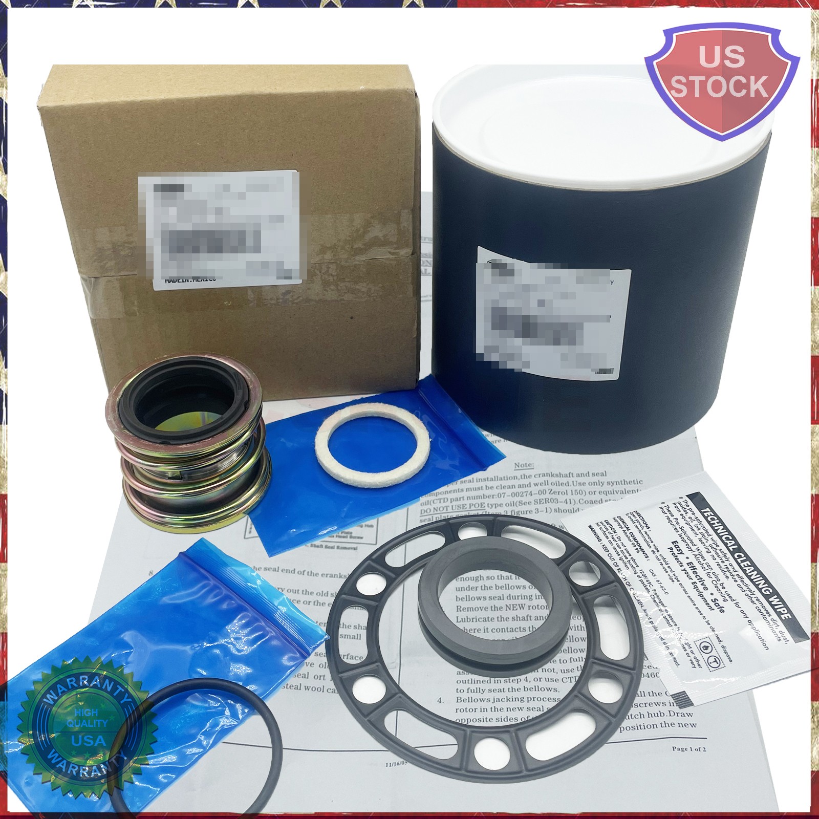 NEW Fits 17-44770-00 FOR Carrier 05G Transicold 17-57026-00 Shaft Seal Kit