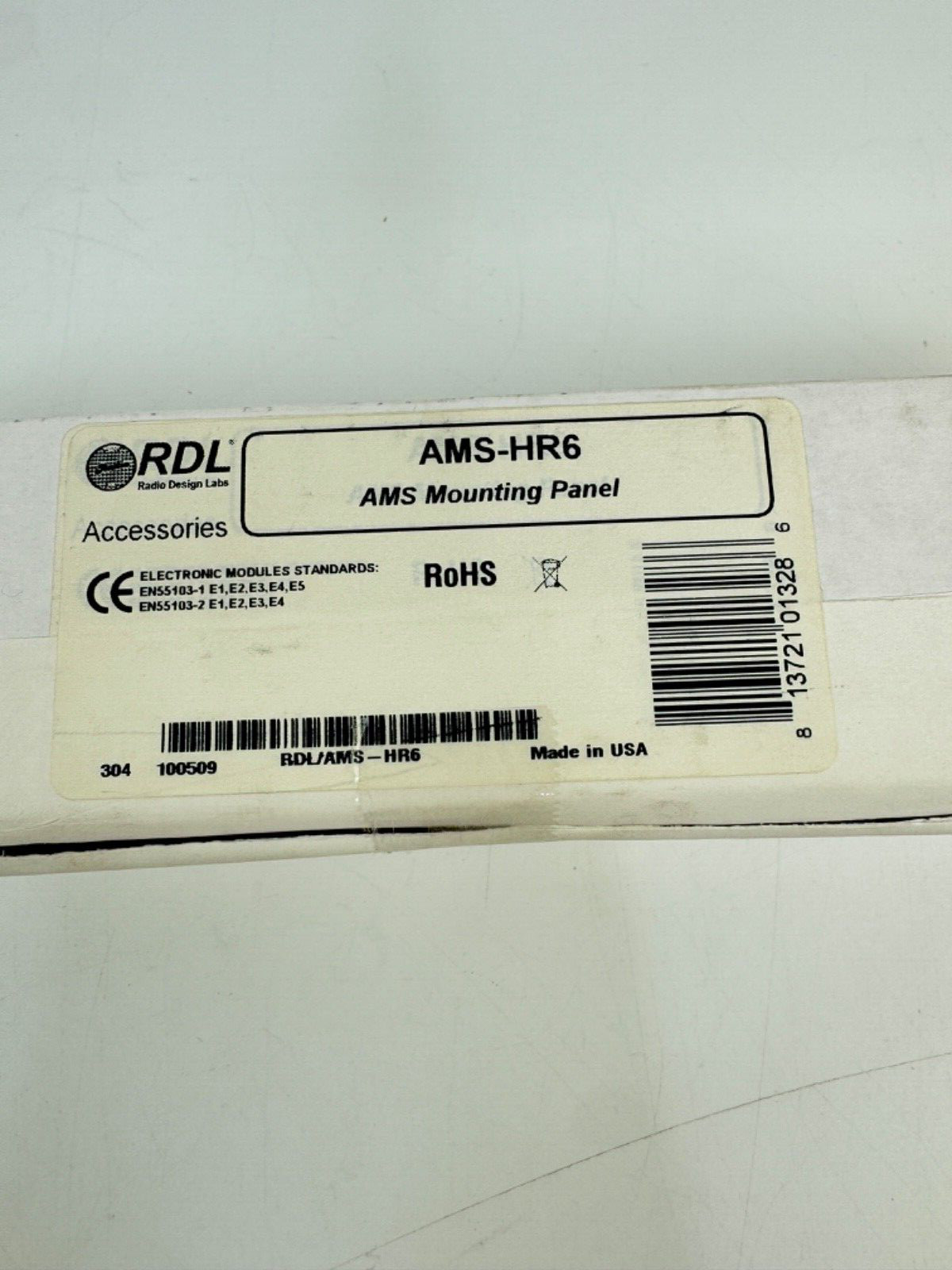 Radio Design Labs RDL AMS-HR6 AMS Mounting Panel