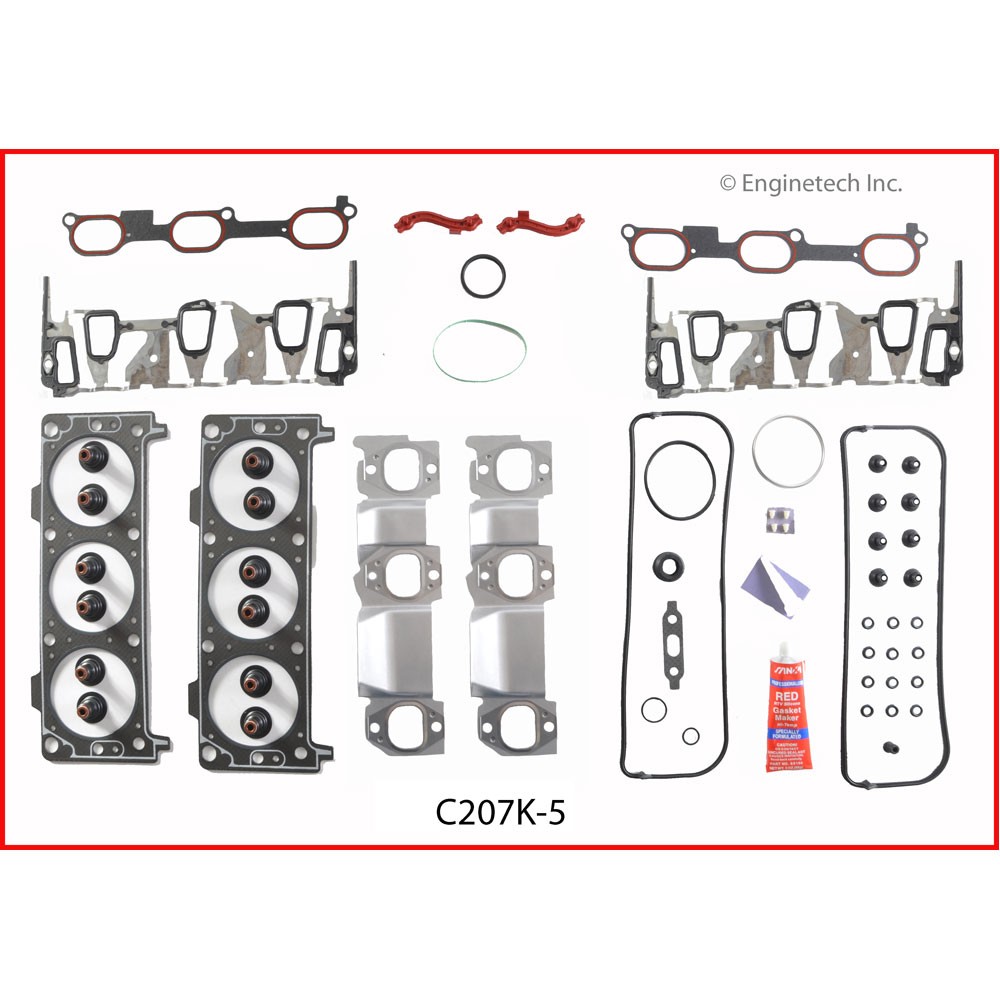 Enginetech Engine Gasket Set C207K-5;