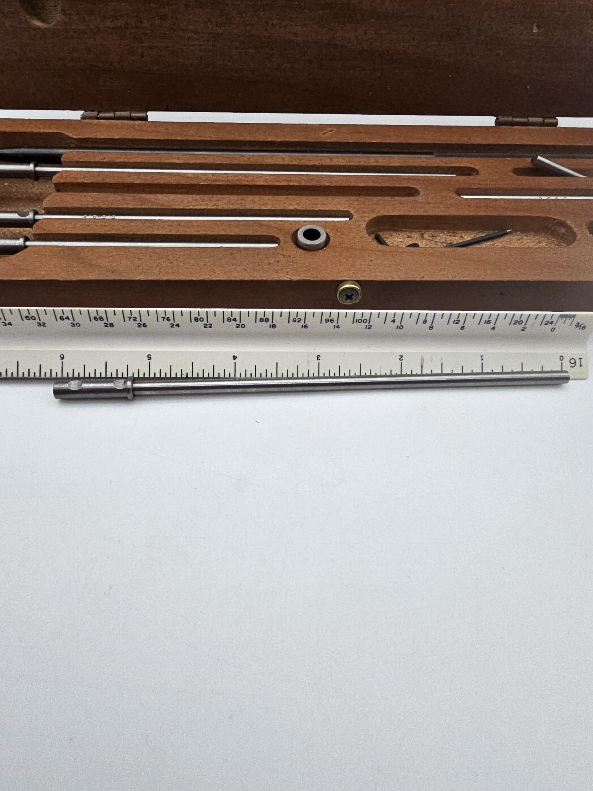 Vintage Machinist Depth Micrometer Gauge Set