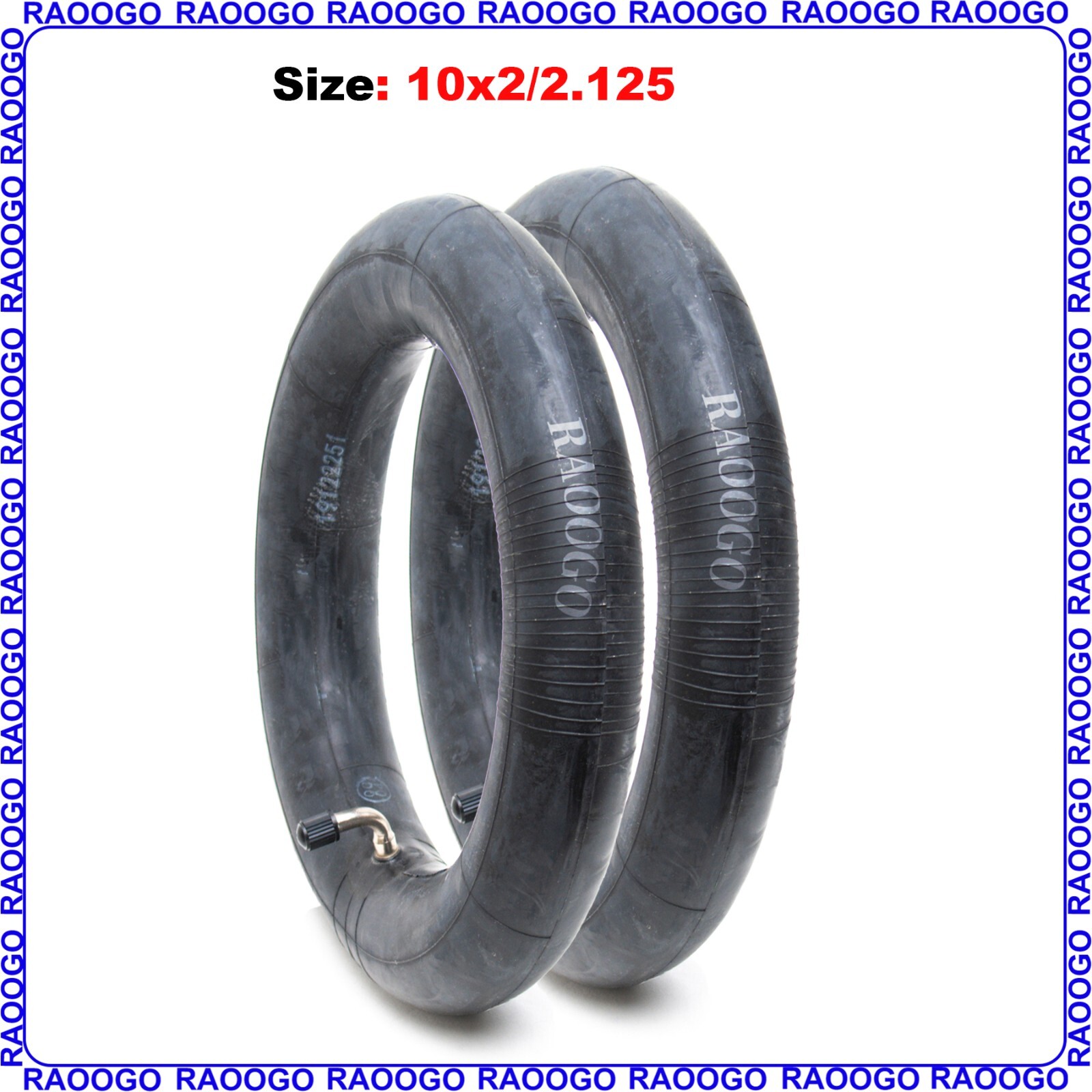 10x2.125  Inner Tube  Tire  Bent Valve fit 10X2  & 10X2.5  Electric Scooter Tire