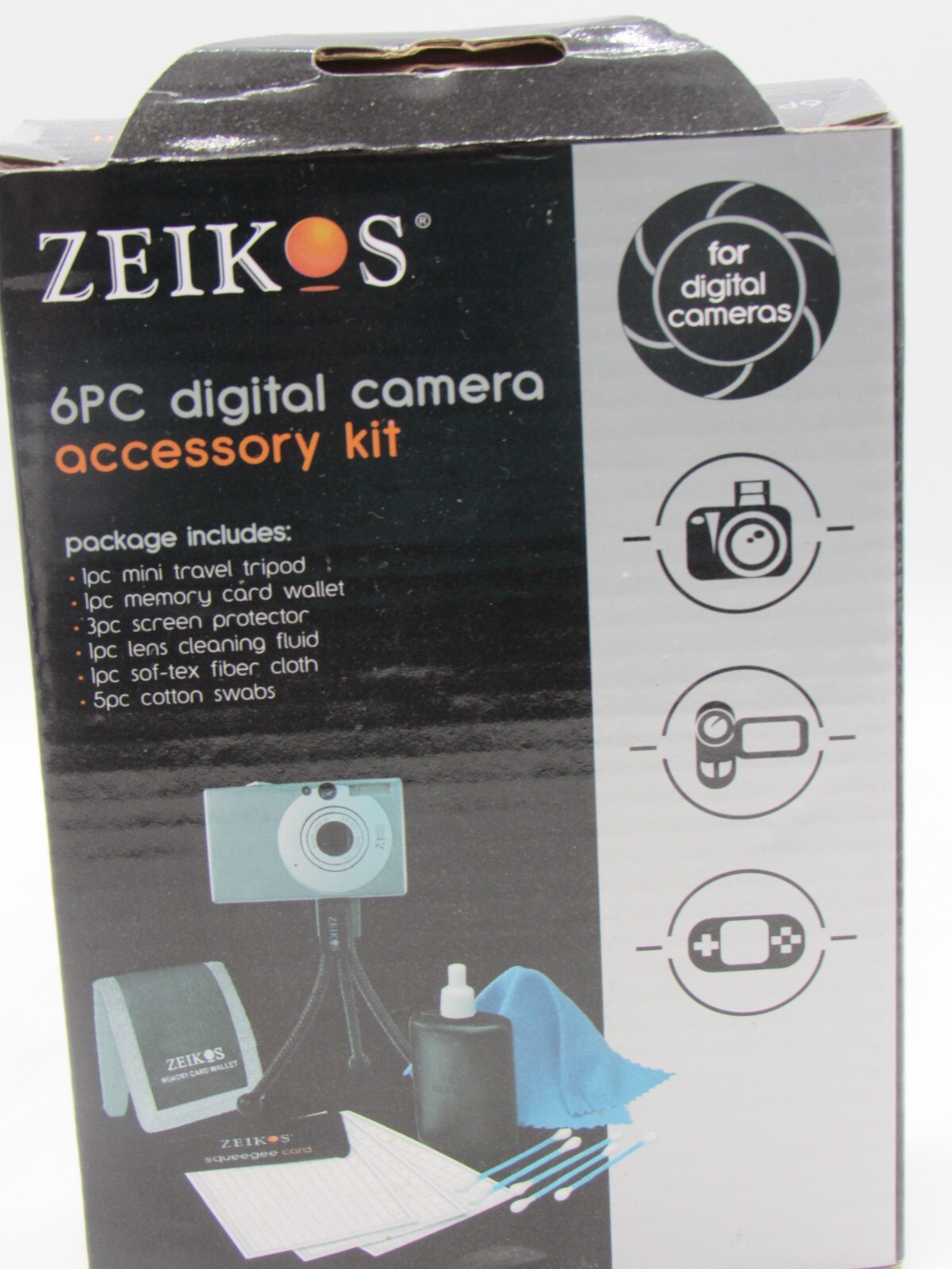 ZEIKOS 6PC DIGITAL CAMERA ACCESSORY KIT