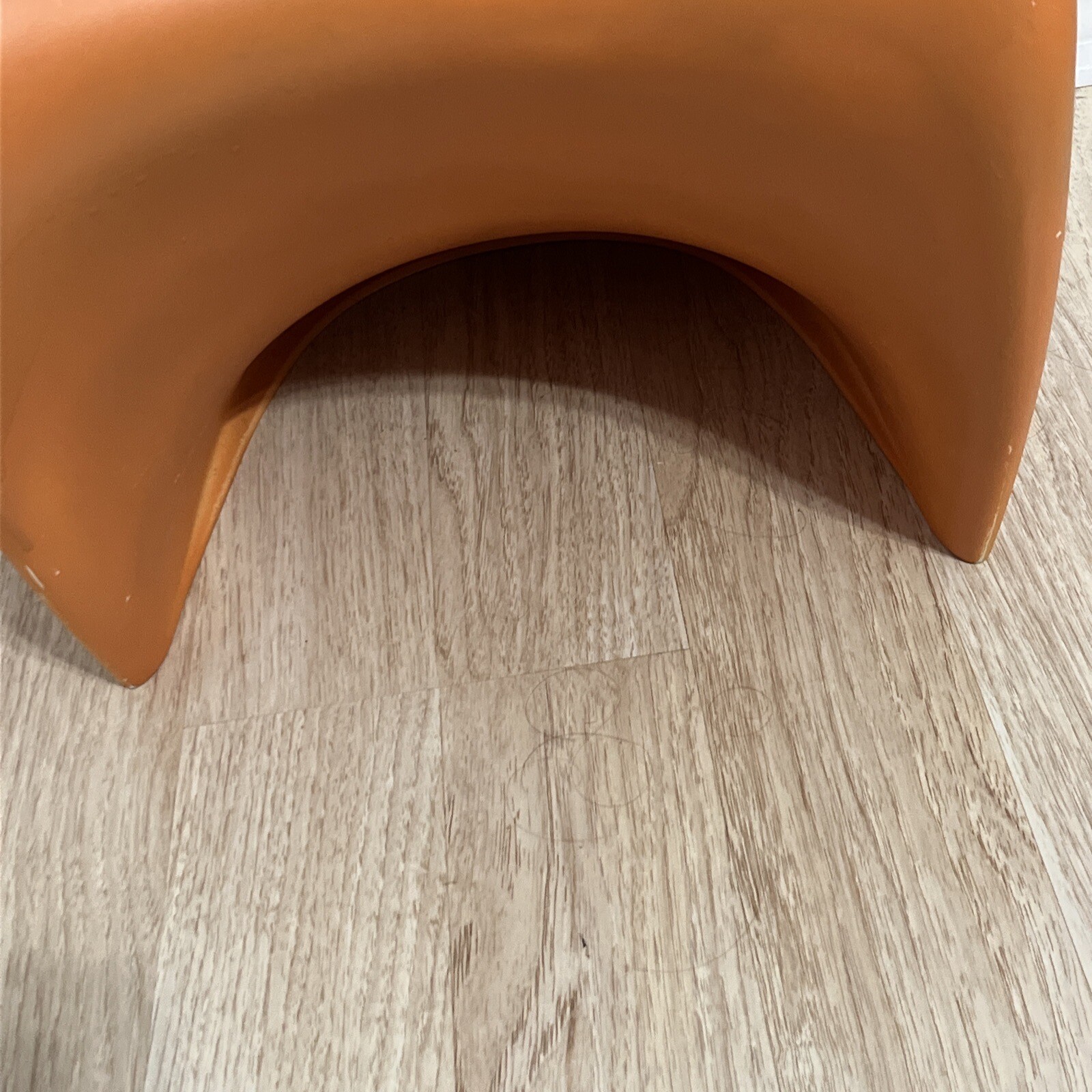 Panton Chair in Orange by Verner Panton for Vitra / Herman Miller, 1960s