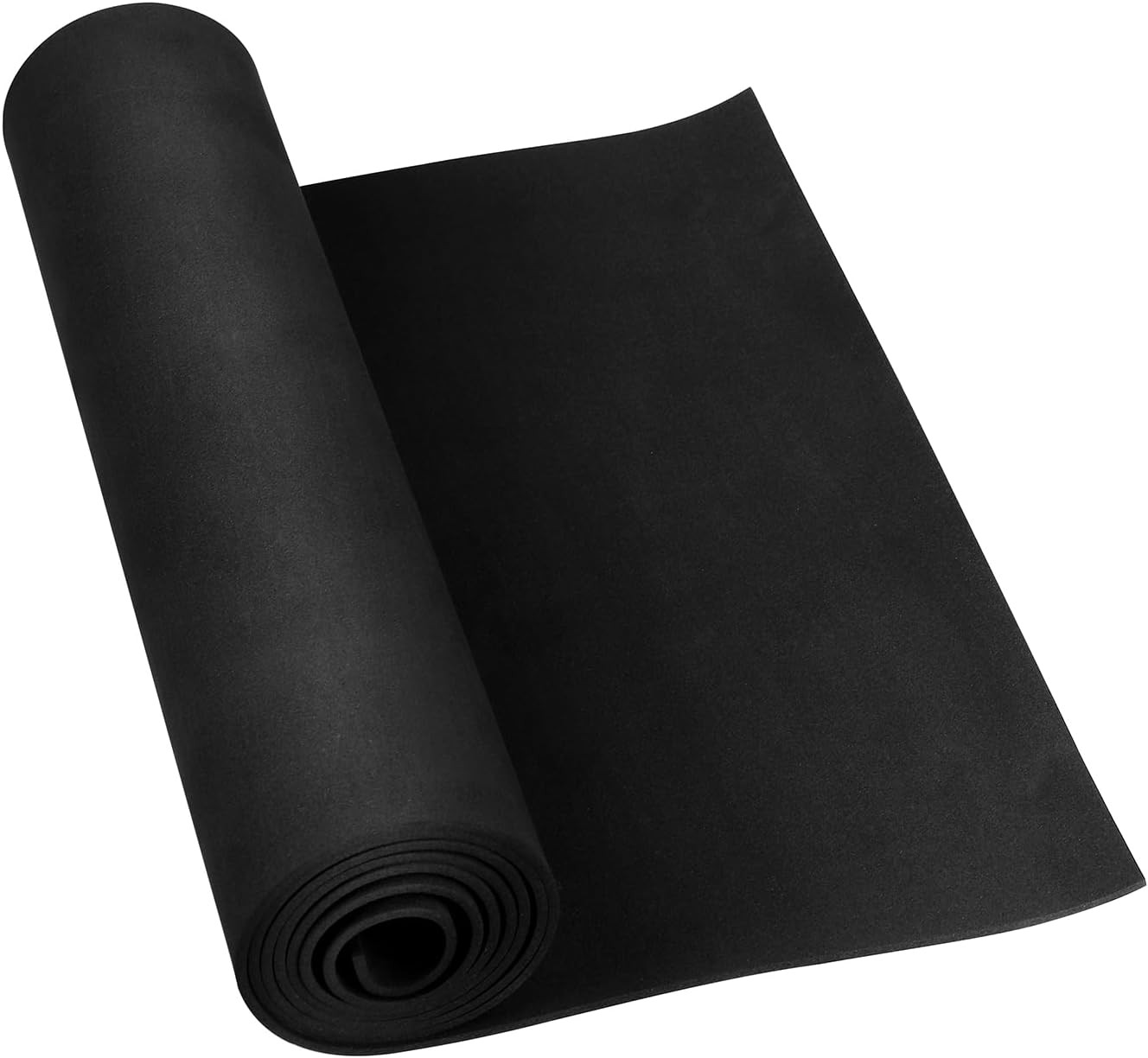 Black EVA Foam Sheet, (1-10Mm) Thickeva Foam Cosplay, 49"X13.5" with High Densit