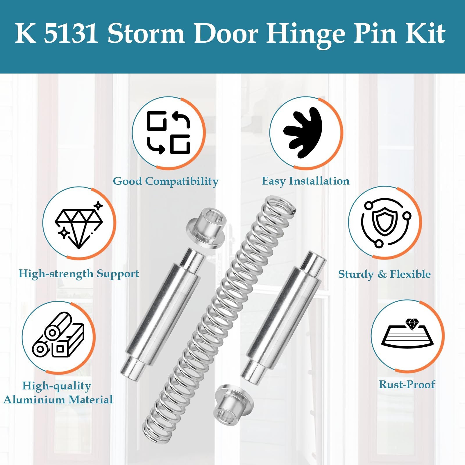 K 5131 Storm Door Hinge Pin Kit - Compatible with Andersen, Croft, EMCO & Mor...
