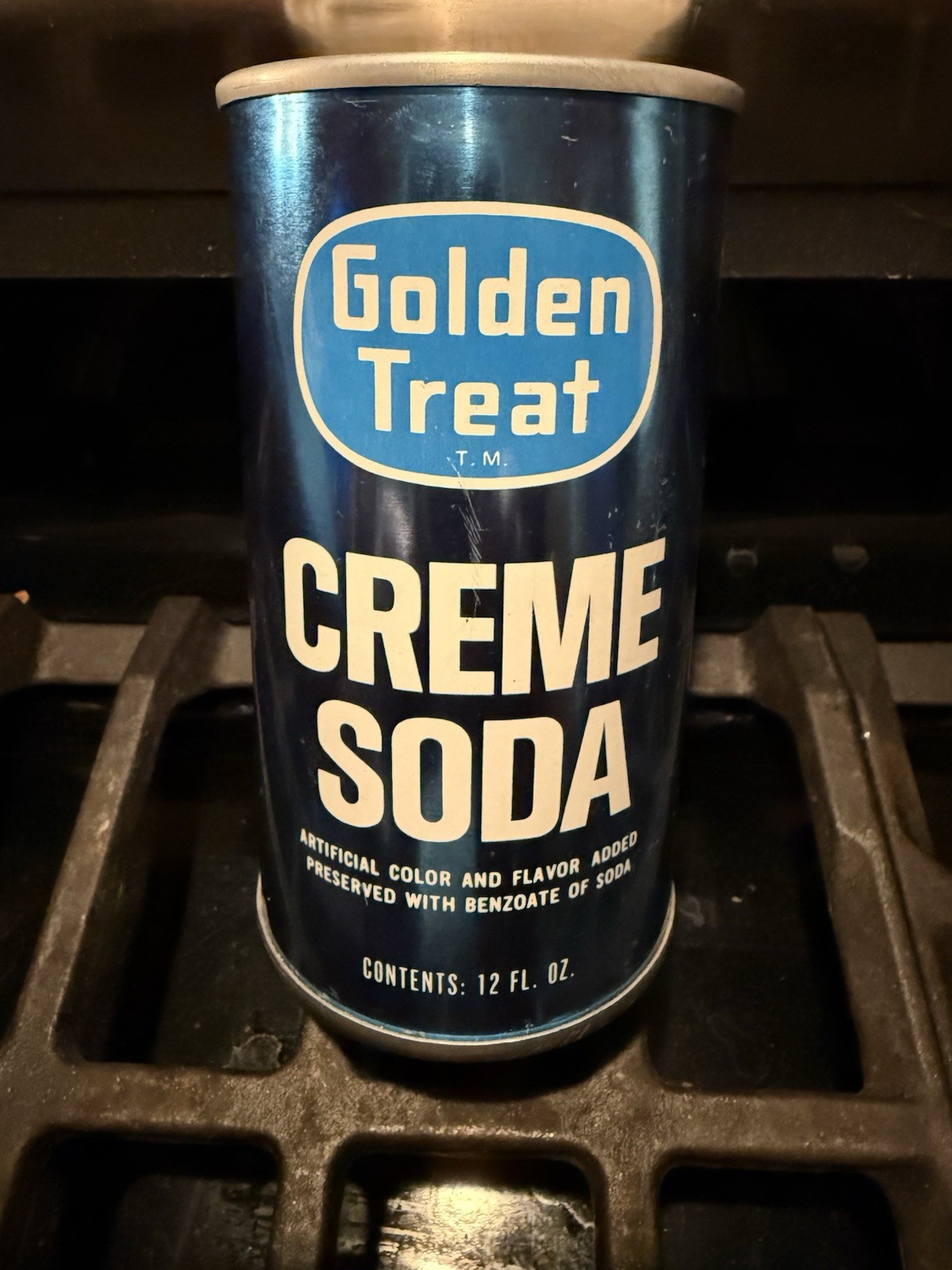 GOLDEN TREAT CREME SODA 🥤CAN~FAIRWAY FOODS,ST PAUL,MINN 🇺🇸
