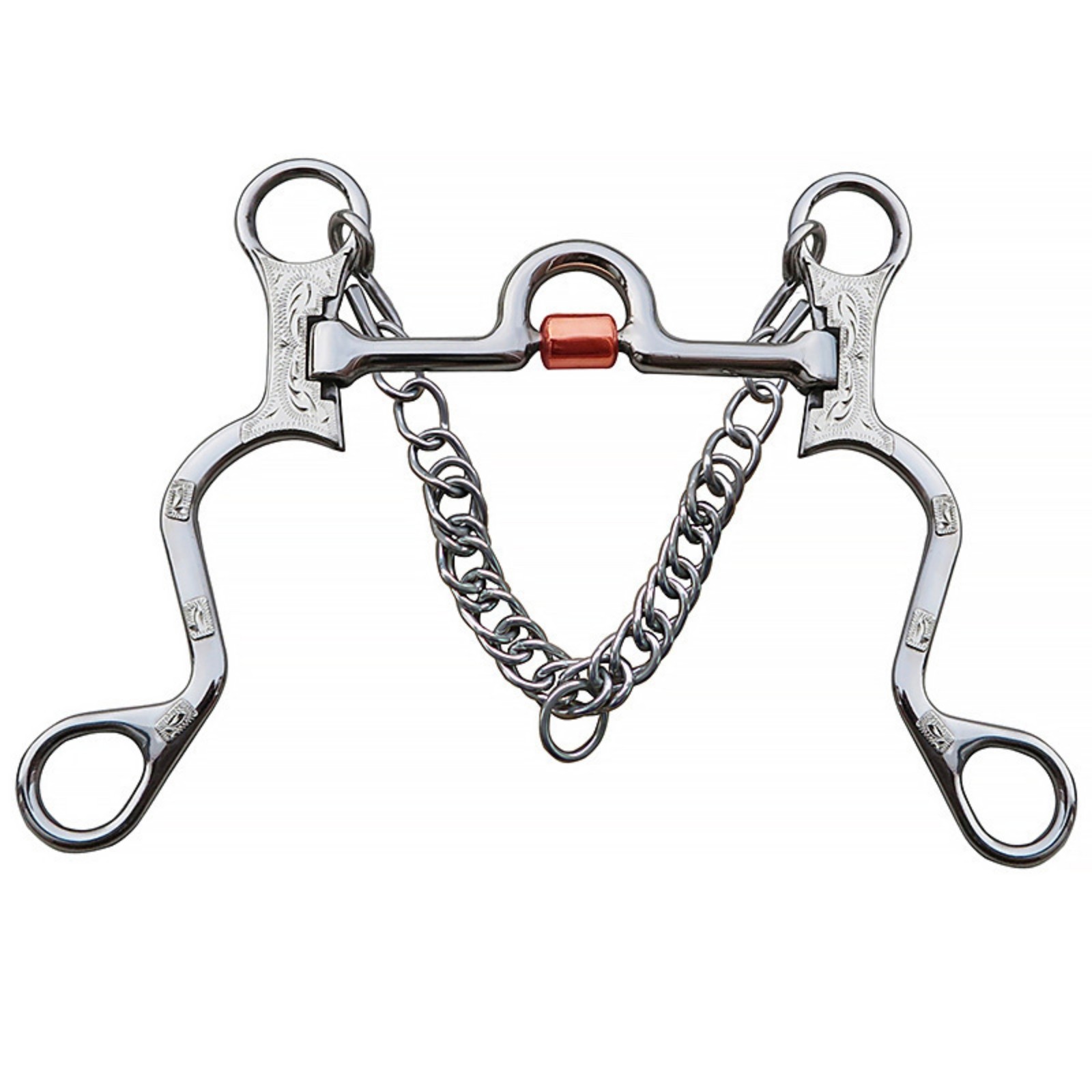 Western with Curb Chain Long-Lasting Tack Heavy-Duty for Riders