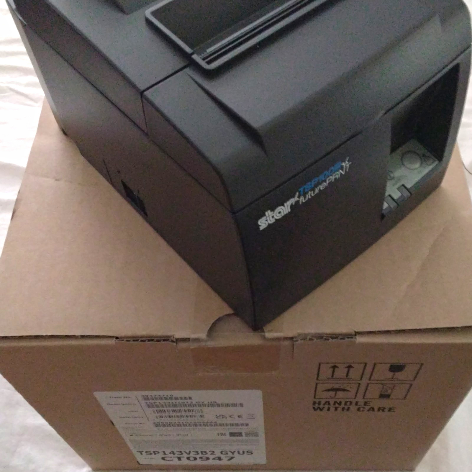 Star Micronics TSP100 TSP143IIIBI2 GY US Thermal Bluetooth iOS Auto-Cutter