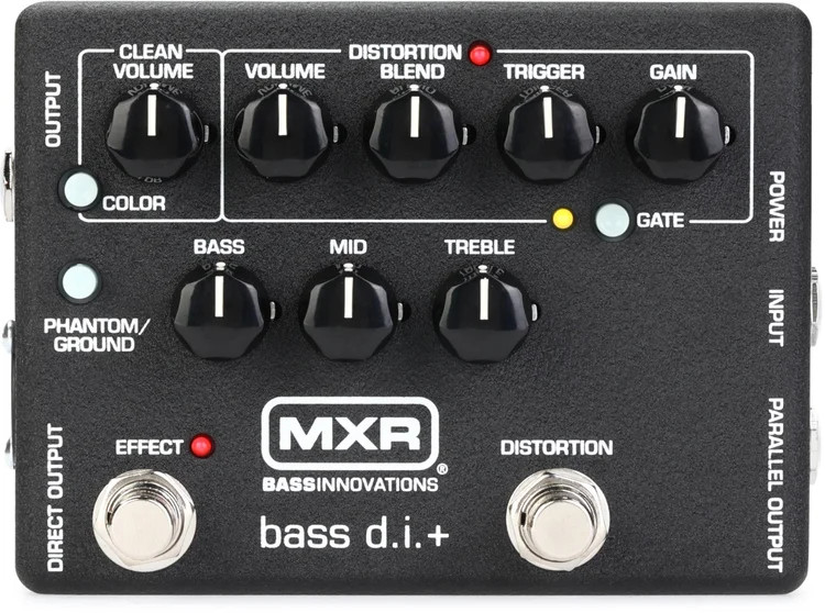 MXR M80 Bass D.I.+ Bass Distortion Pedal
