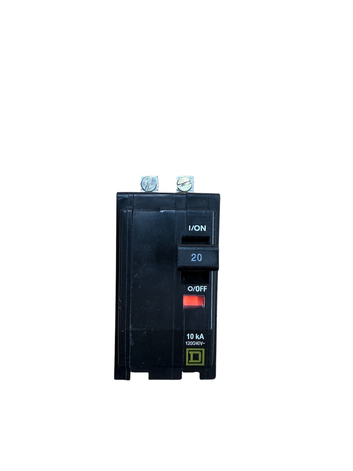 Square D QOB220 20 Amp 2-Pole Bolt-On Circuit Breaker QOB 120/240V 20A 10kA
