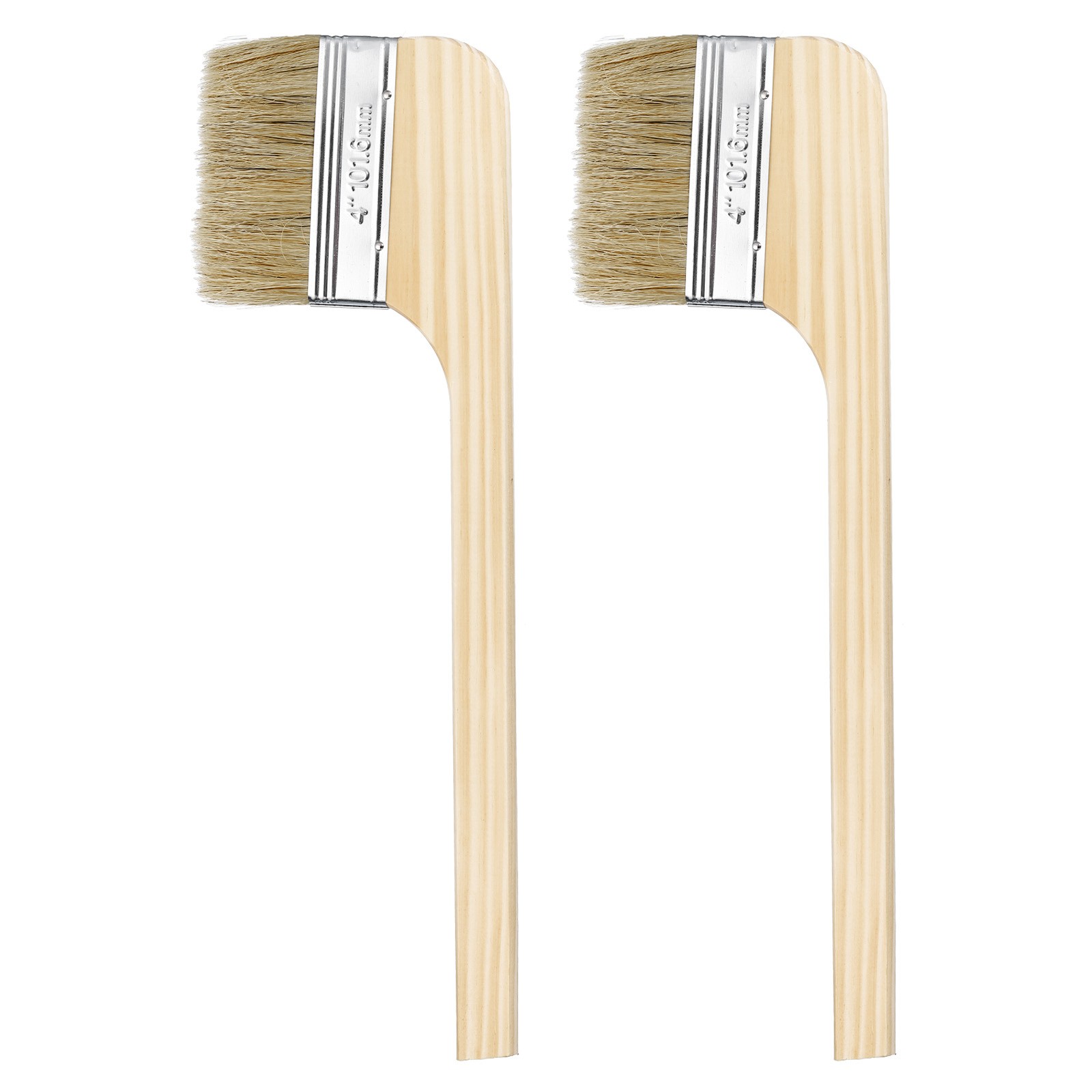 Paint Brush 2Pcs 4" Reusable Variety Angle Bend Brushes Radiator Paint