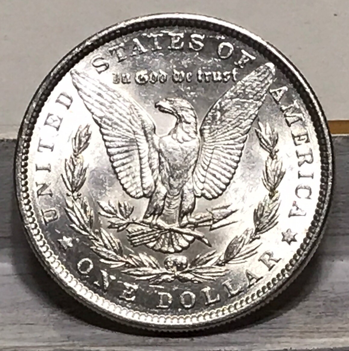 1885 BU Morgan Silver Dollar Better Date Looks Great R