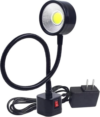 Led Magnetic Work Light 300Mm Flexible Gooseneck Lamp 500 Lumens 120 Volt for Se