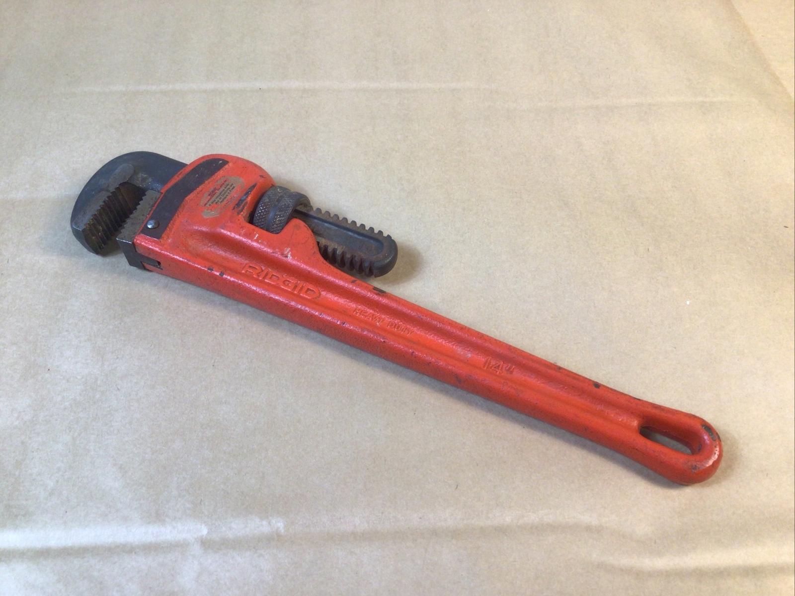 Ridgid USA 14” Heavy Duty Straight Pipe wrench 2” Capacity Ridge Tool Company