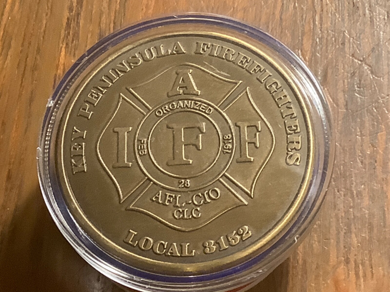 Challenge Coin - Key Peninsula Fire District - Pierce County