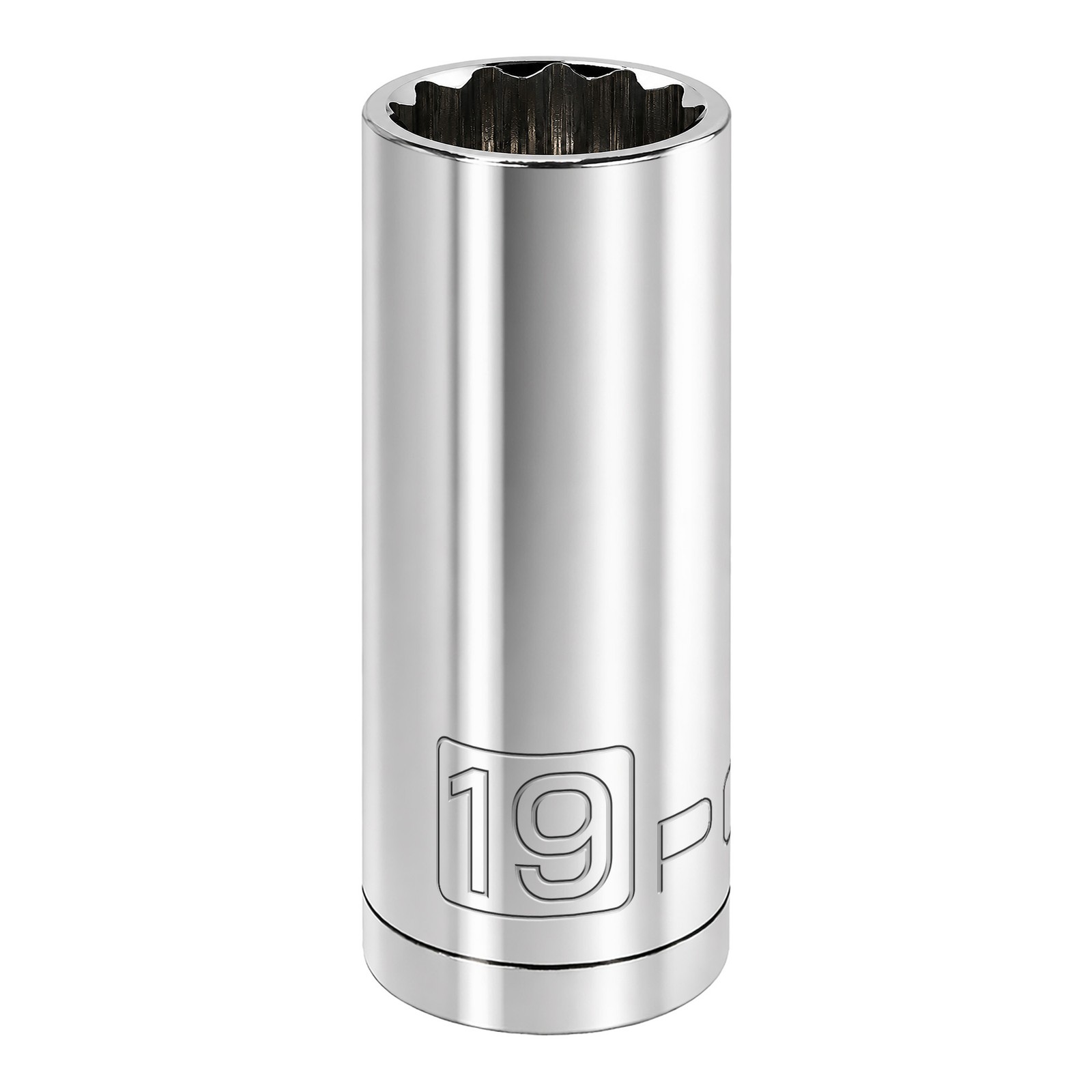 Powerbuilt 3/8 in. Drive x 19mm 12 Point Metric Deep Socket - 940069