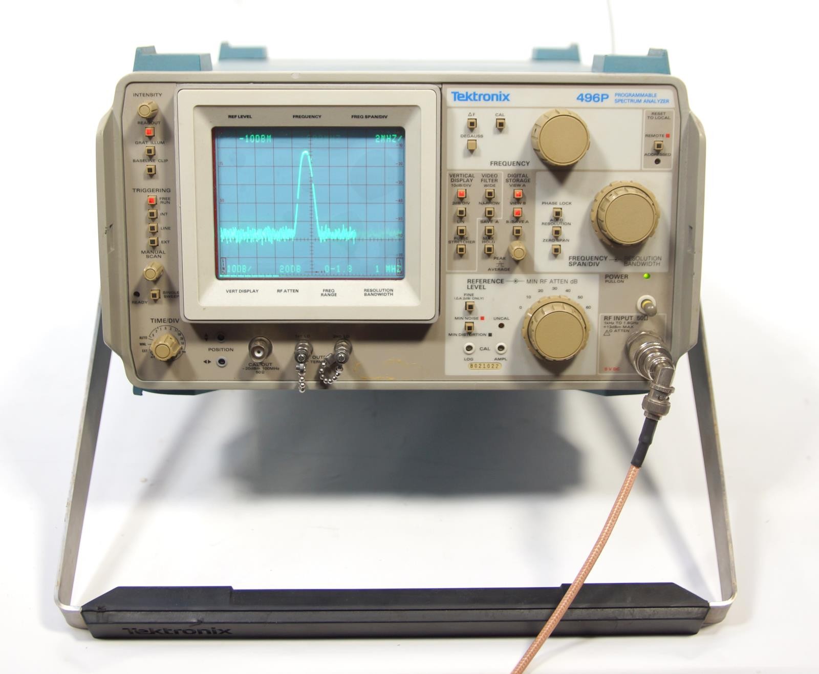 Tektronix 496 P Programable Spectrum Analyzer 1 kHz to 1.8 GHz