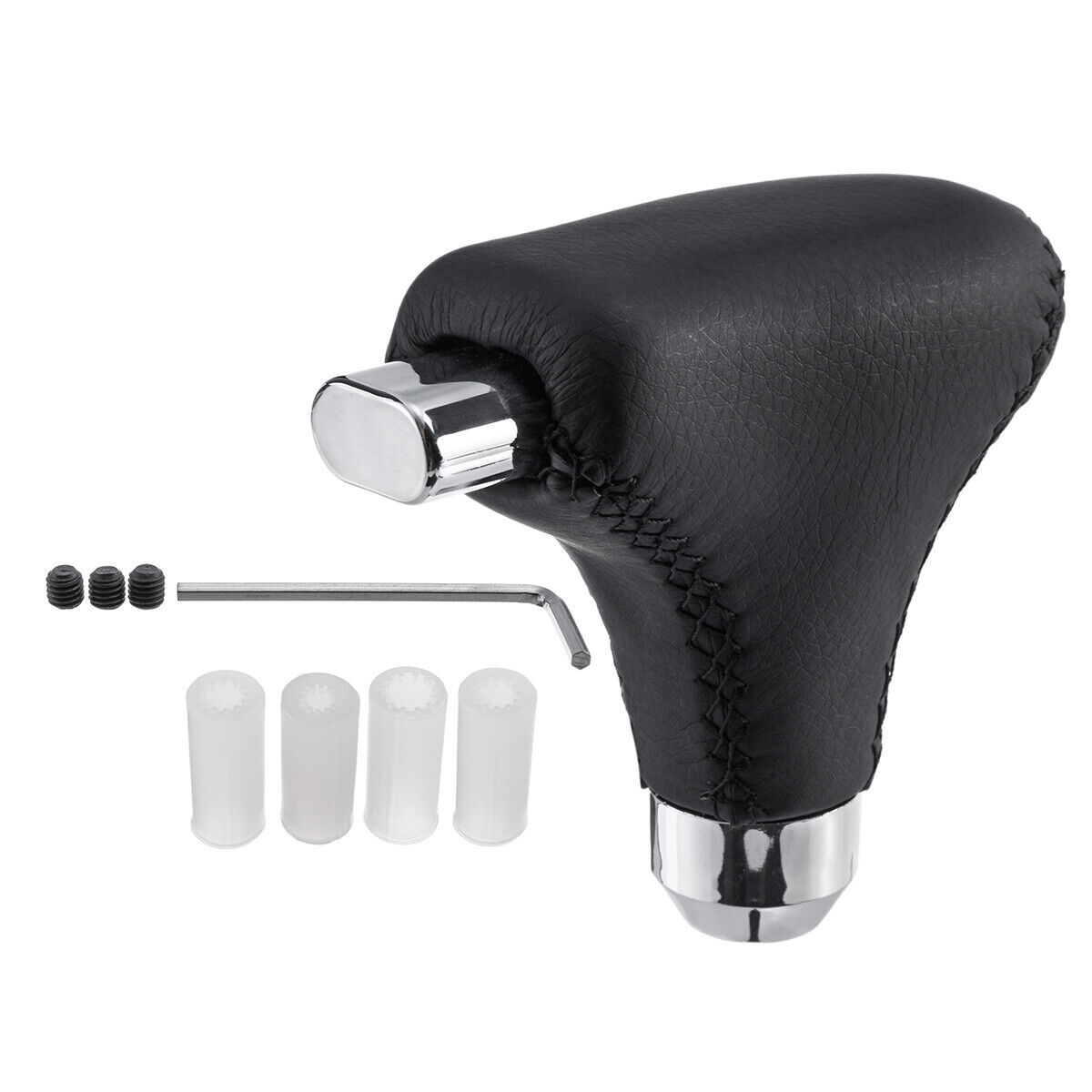 BLACK SHIFTER KNOB AUTOMATIC GEAR SHIFTER LEVER HANDLE FOR HONDA UNIVERSAL
