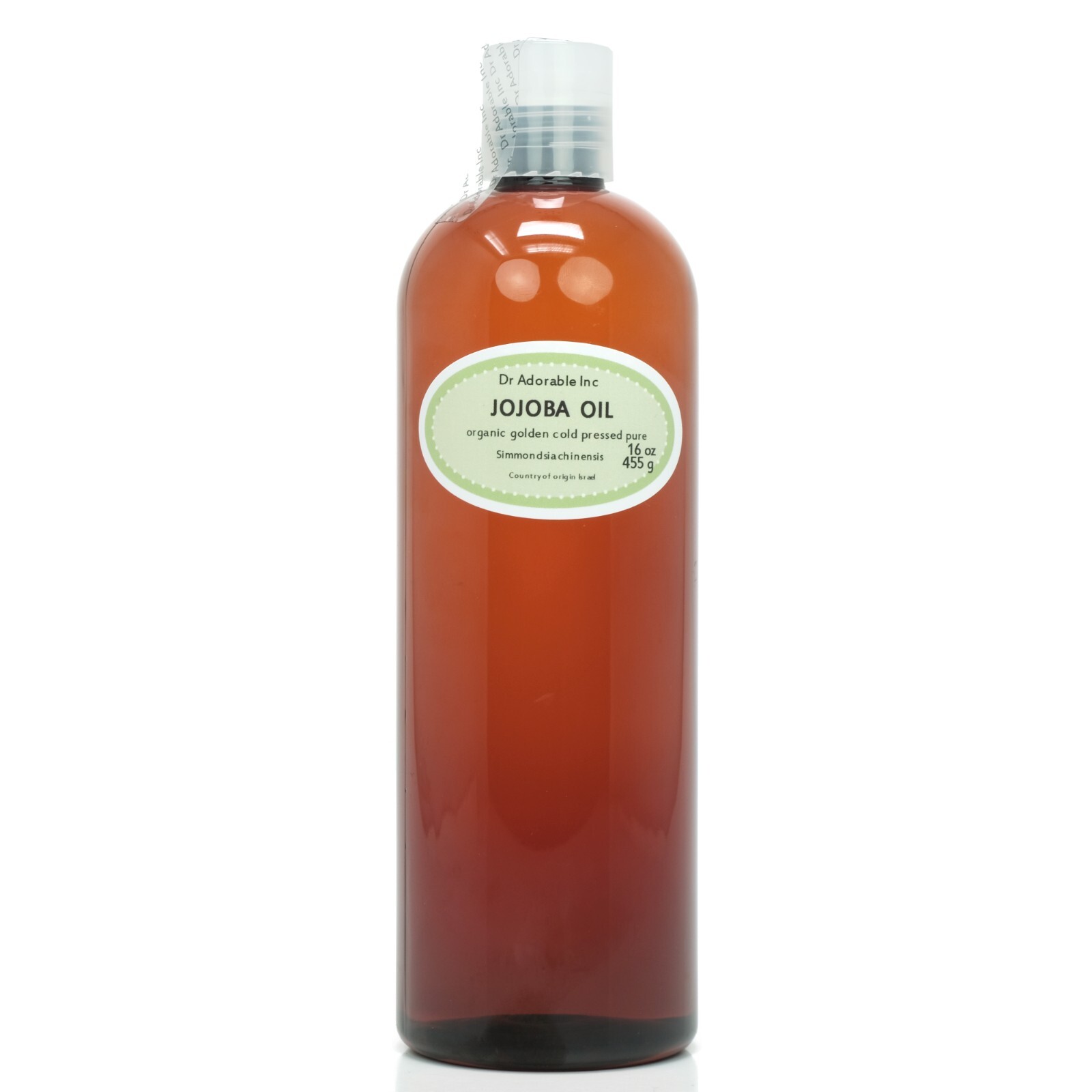 16oz JOJOBA OIL by Dr.Adorable Unrefined Golden 100% Pure Organic Free Shipping!