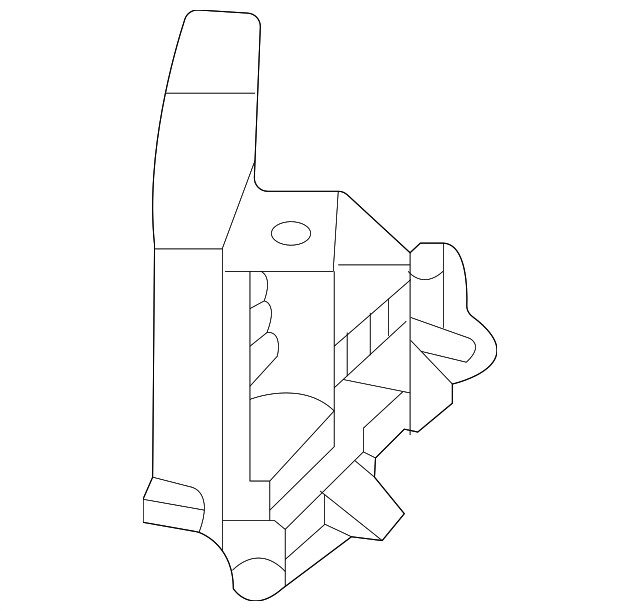 Genuine Ford Blind Spot Detection System Warning Sensor Bracket M2DZ14D189E