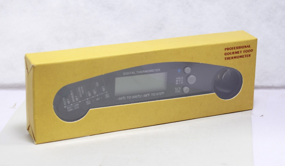 Professional Digital Waterproof Meat Thermometer-58 F to 572 F (-50 C to 300 C)