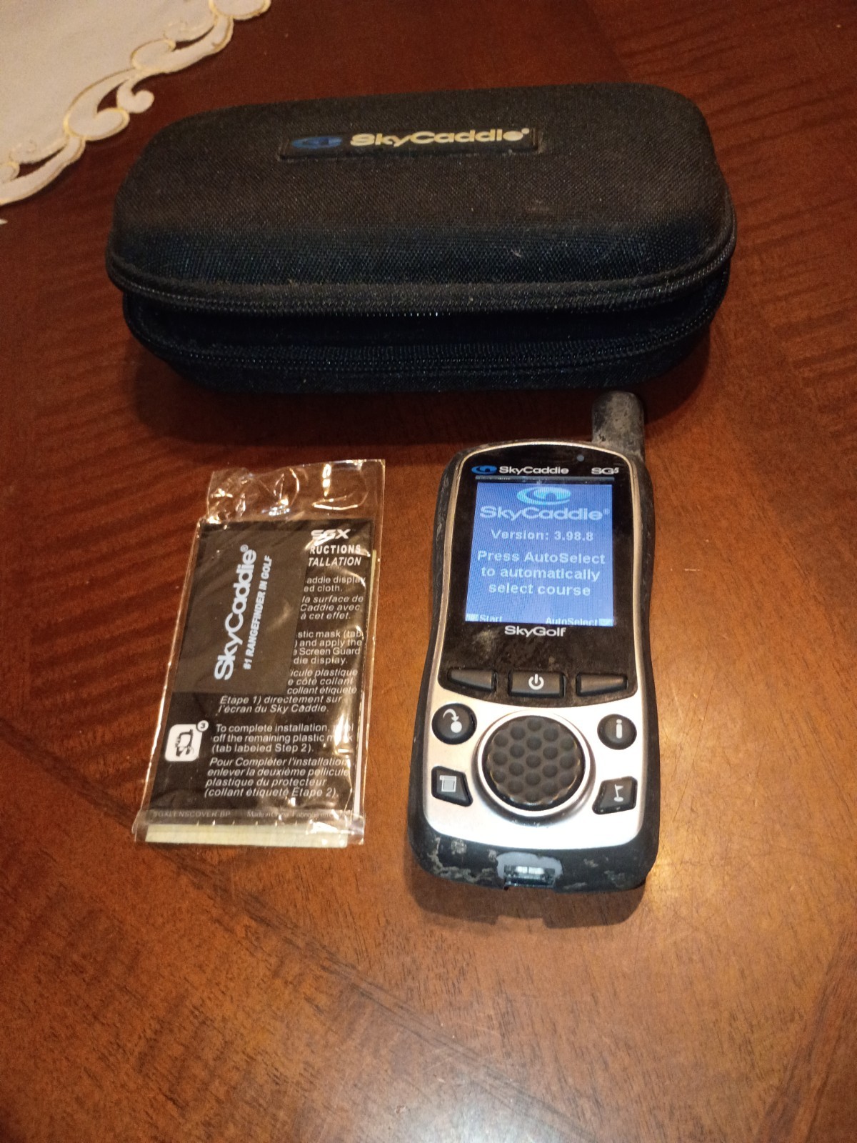 SkyCaddie SG5 Golf GPS Rangefinder Handheld w/ Case *READ