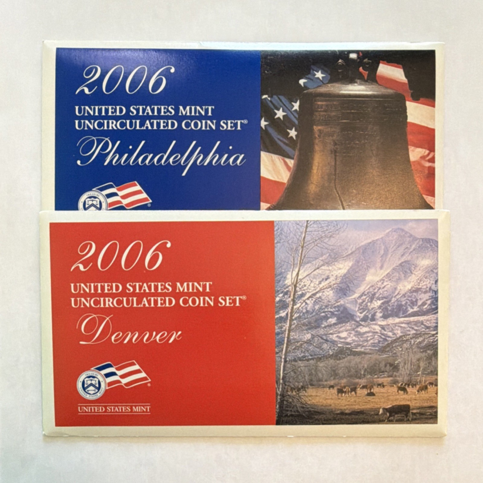 2006 United States Mint Uncirculated Coin Set Philadelphia & Denver