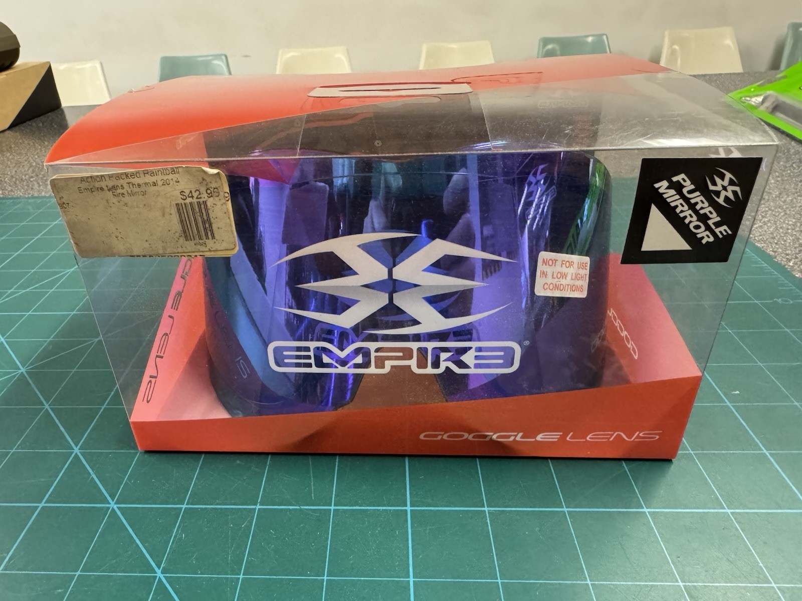 EMPIRE Vents Thermal replacement lens: Purple Mirror.  BNIB! NOS. RARE!