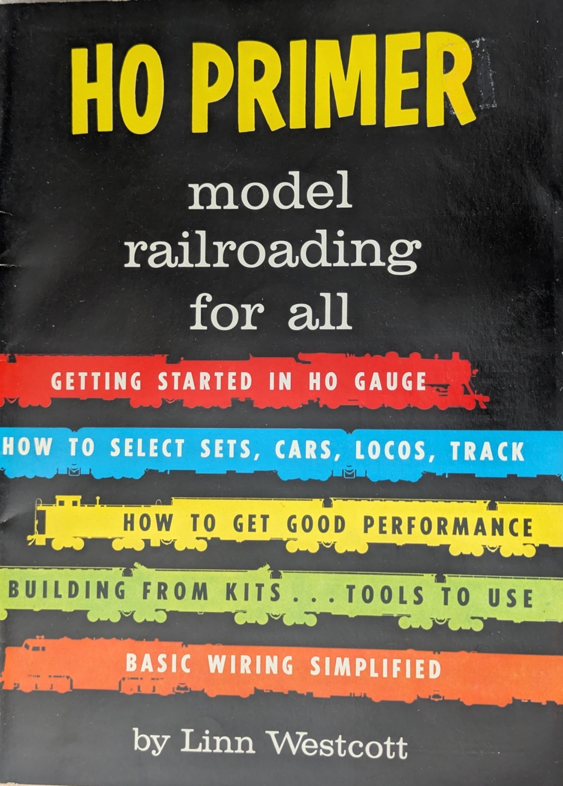 ***VINTAGE 1964 HO PRIMER MODEL RAILROADING FOR ALL BOOKLET***