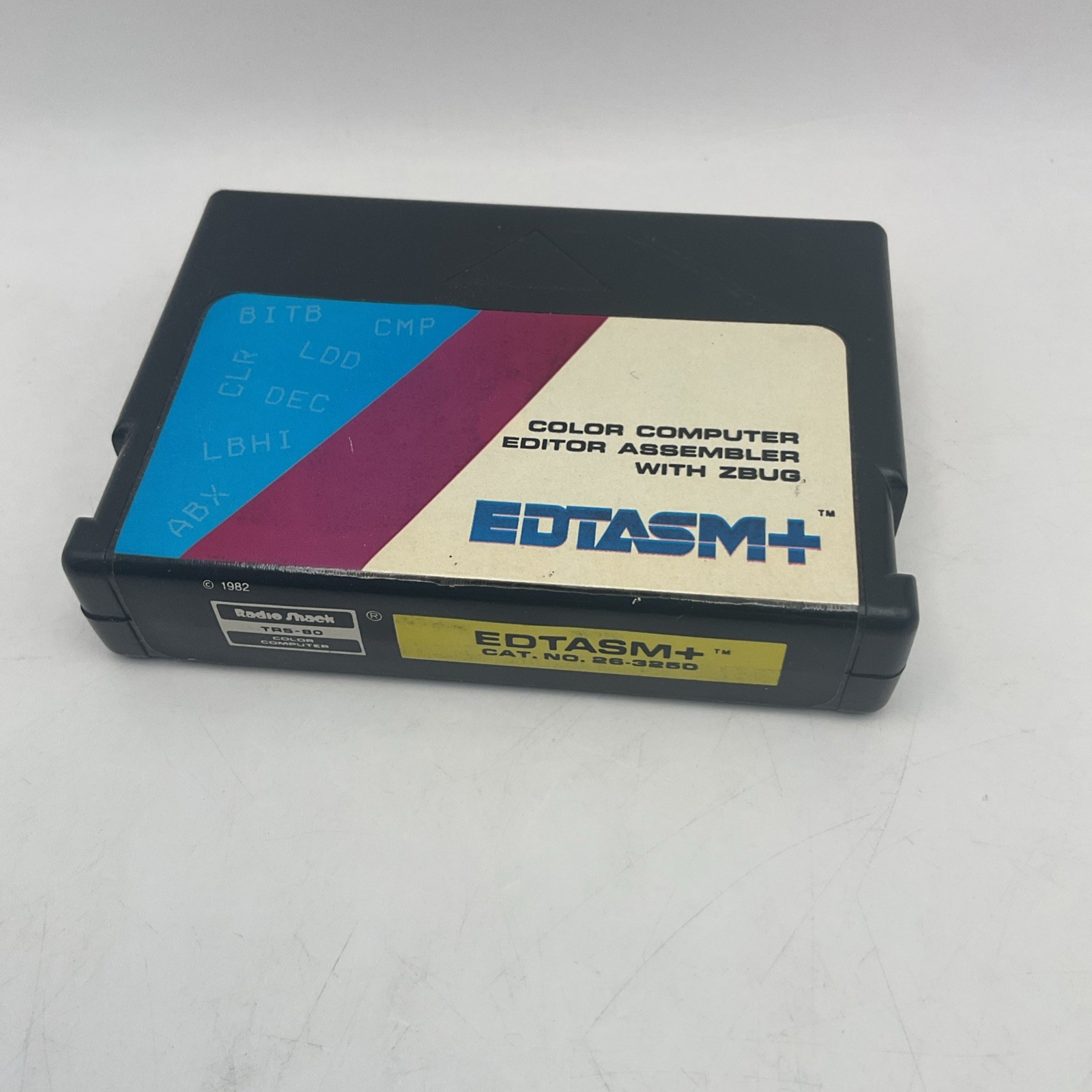 EDTASM+ Assembler Genuine Tandy TRS-80 Computer Game Cartridge