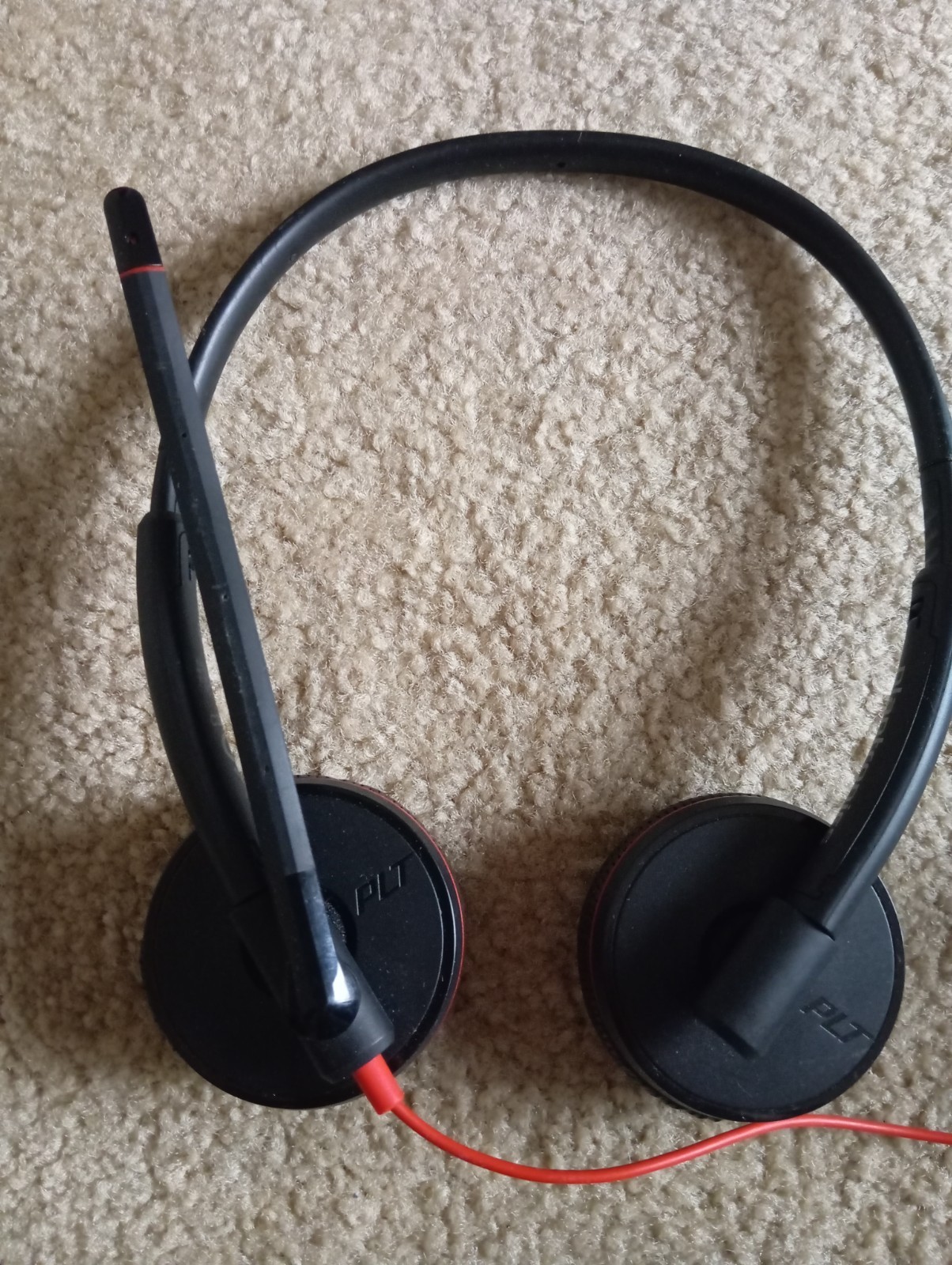Plantronics C3225A Black Headband Headsets