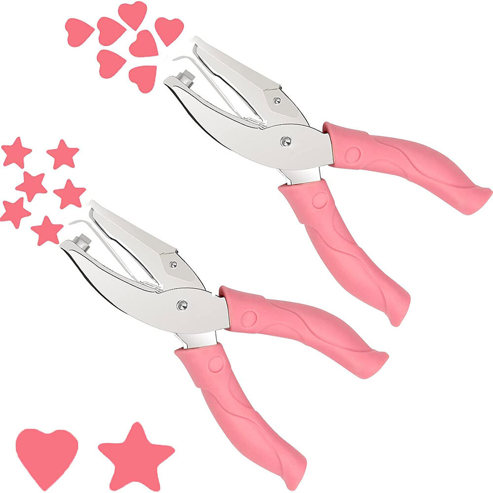 Paper Puncher Mini Single Hole Punch Cutter Embossing Scrapbook Tools Heart Star