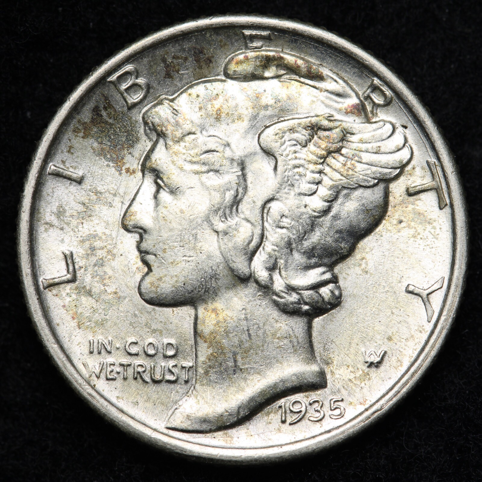 1935 Mercury Silver Dime GEM BU *UNCIRCULATED* MS E171 T