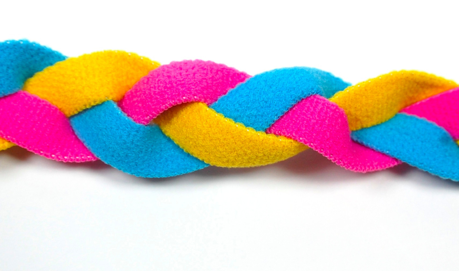 NEW Pink Yellow Blue Braid Hair Band Head Under Sweaty Headband Armour Non Slip