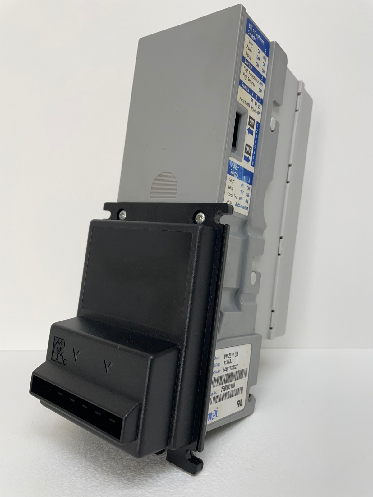 Mars VN 2511 U3 117V BILL ACCEPTOR, VALIDATOR $1&$5 *COMPLETELY REBUILT*