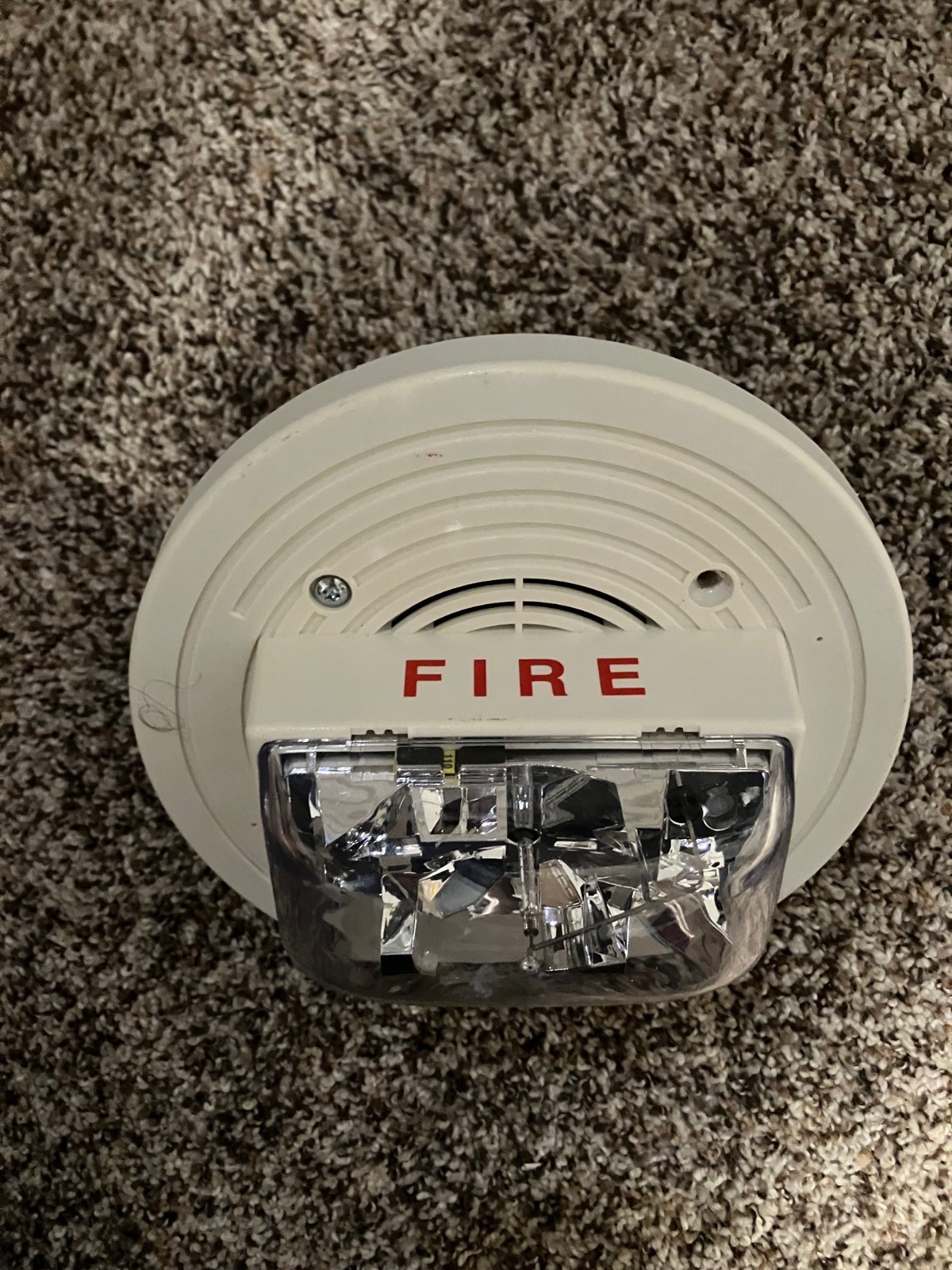 Simplex 4906-9154 Ceiling Fire Alarm Speaker Strobe - White