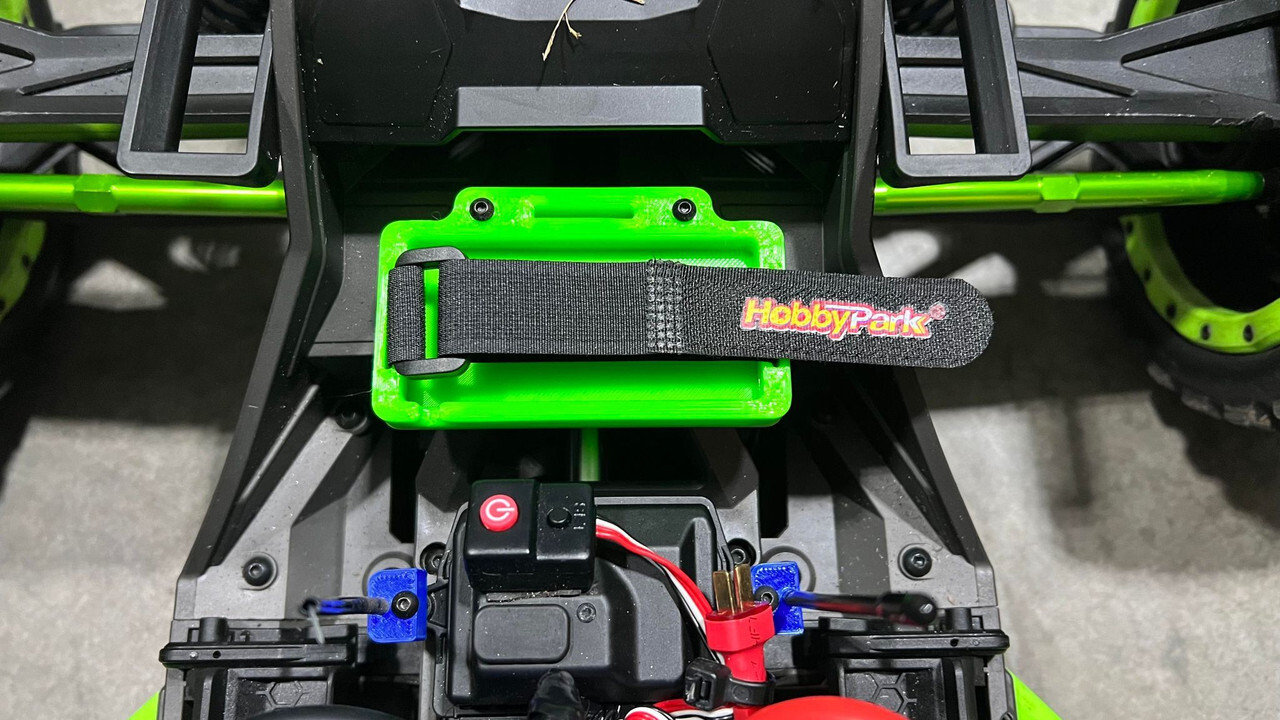 Auxiliary Fan Battery Tray / Mount - Compatible w/ X-Maxx & XRT