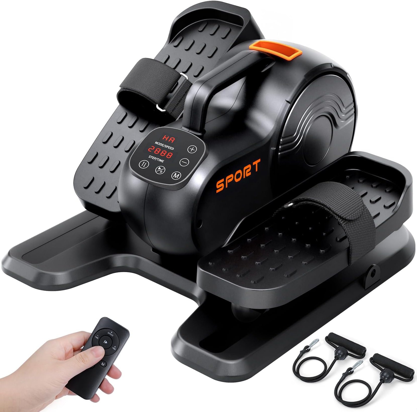 Under Desk Elliptical Machine, 3-in-1 THERUN Electric Leg Exerciser for Senio...
