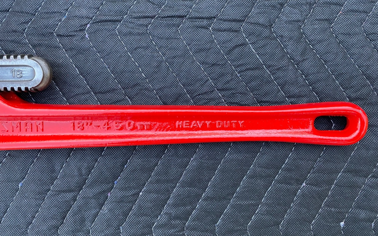 Craftsman 18” Cast Iron Pipe Wrench, Heavy Duty, Made in Japan