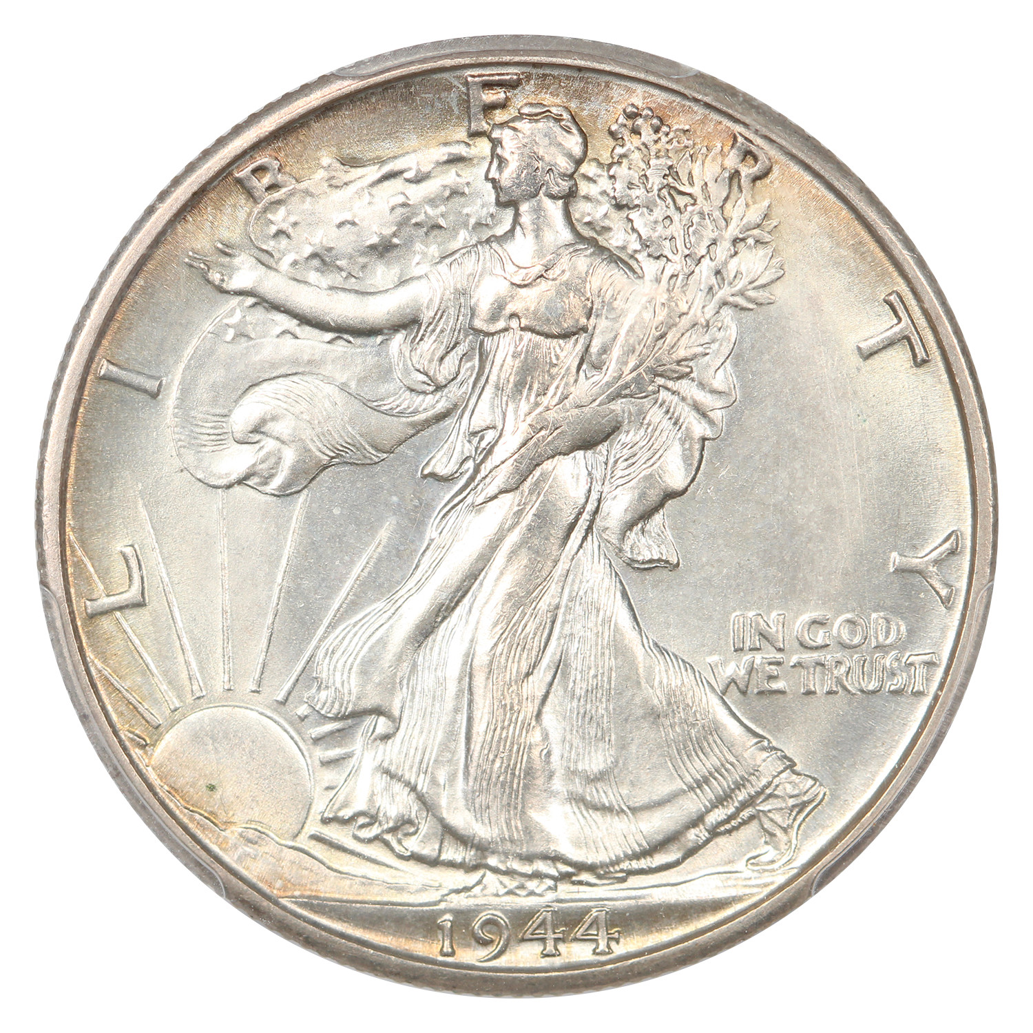1944-D 50C PCGS MS65 (Hand Engraved Initials, FS-901)