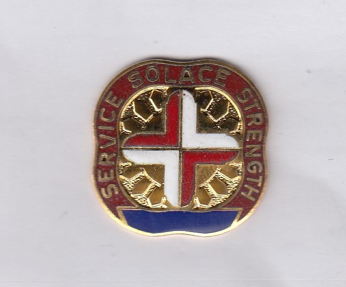 US ARMY MEDICAL 6252nd HOSPITAL COMMAND crest DUI badge c/b G-23