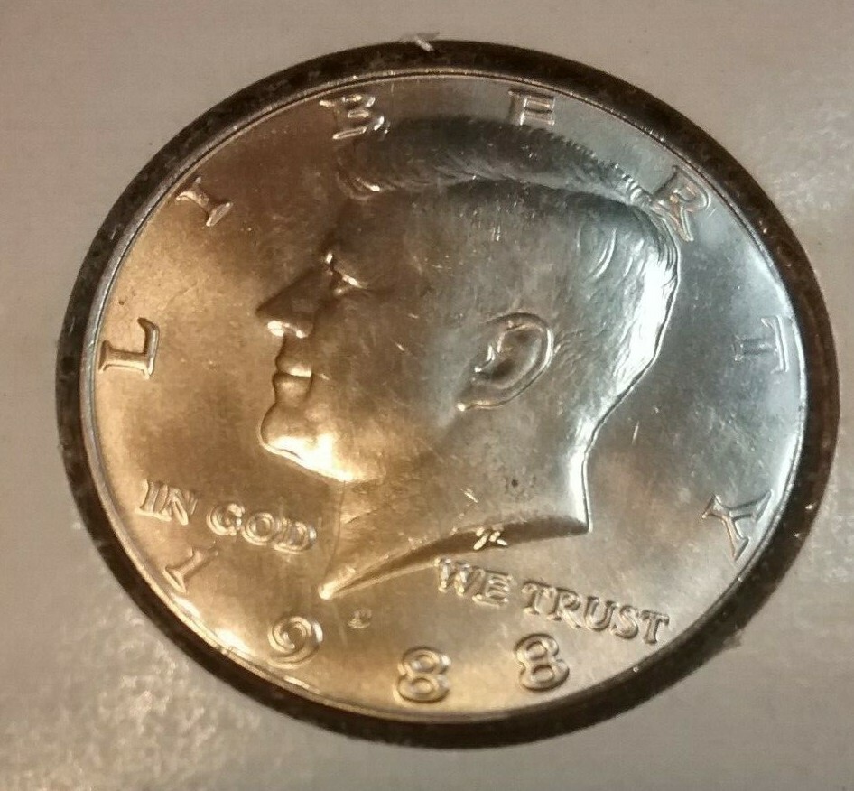 1988 Kennedy D Half Dollar - BU - Uncirculated