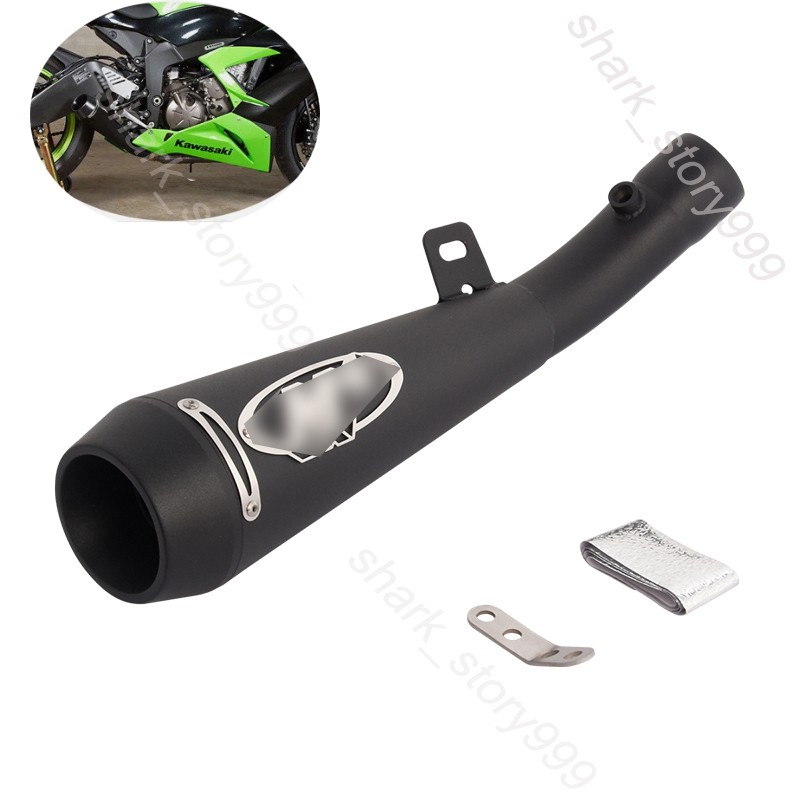 For Kawasaki Ninja ZX6R ZX636 2024-2025 Slip On Exhaust Tips Muffler Pipe System