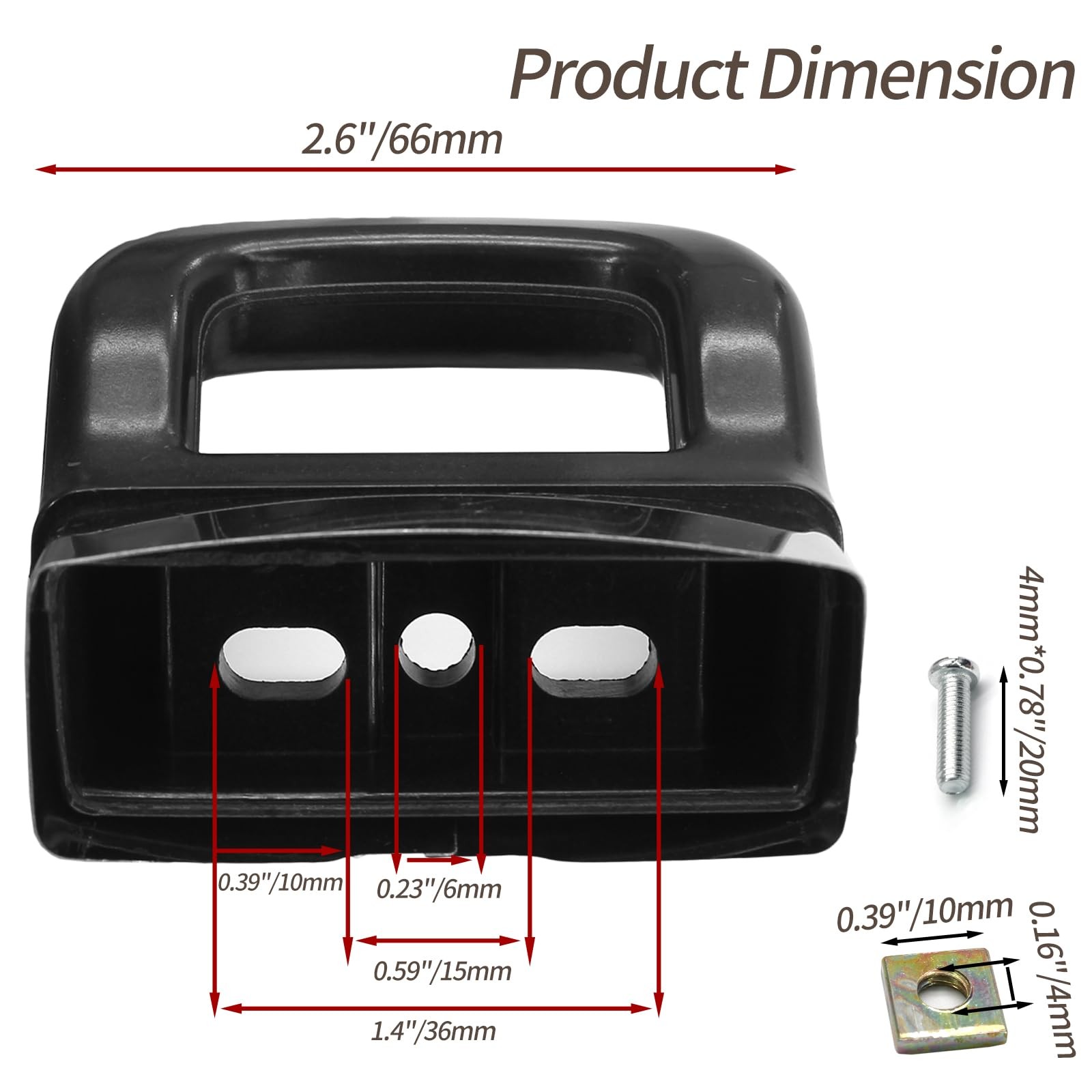 4 PCS Universal Pot Handle Replacement For Sauce Cooker Steamer Short Side