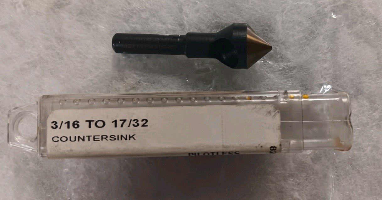 Countersink Bit 3/16 To 17/32 Pilotless Super Premium New Made In Usa 15061
