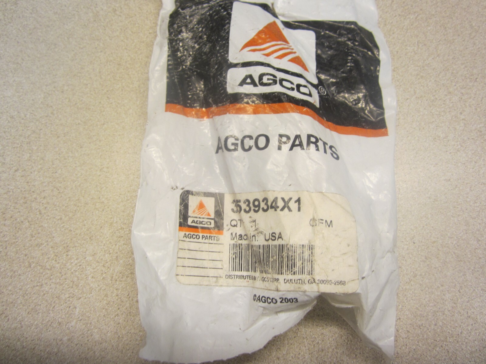 Agco 353934X1 Bolt 3/4'' x 4''