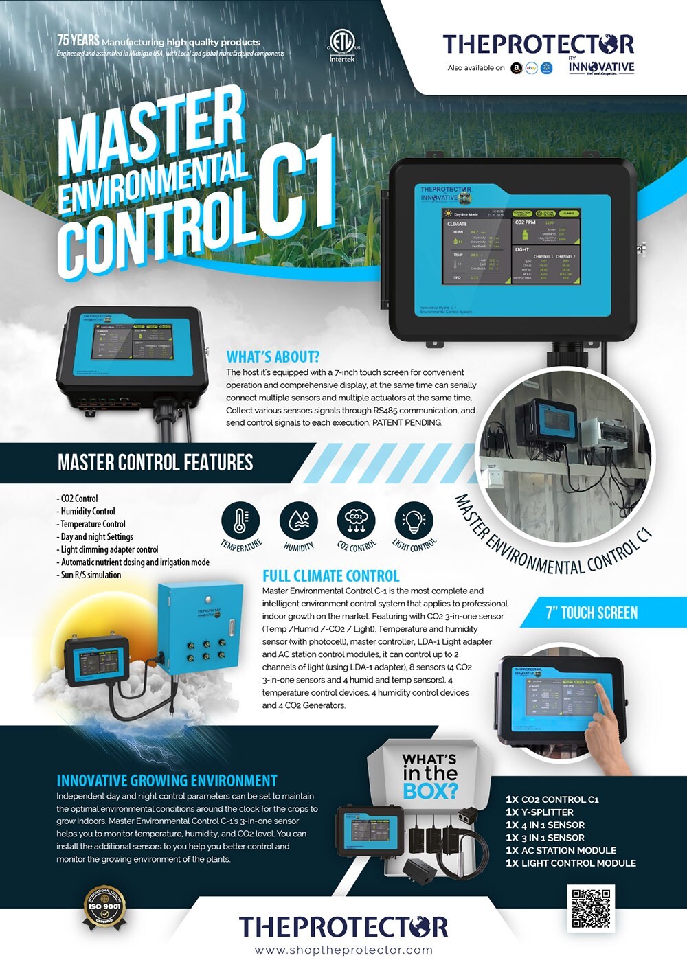Environmental controller, greenhouse, indoor controller, Grow controller program