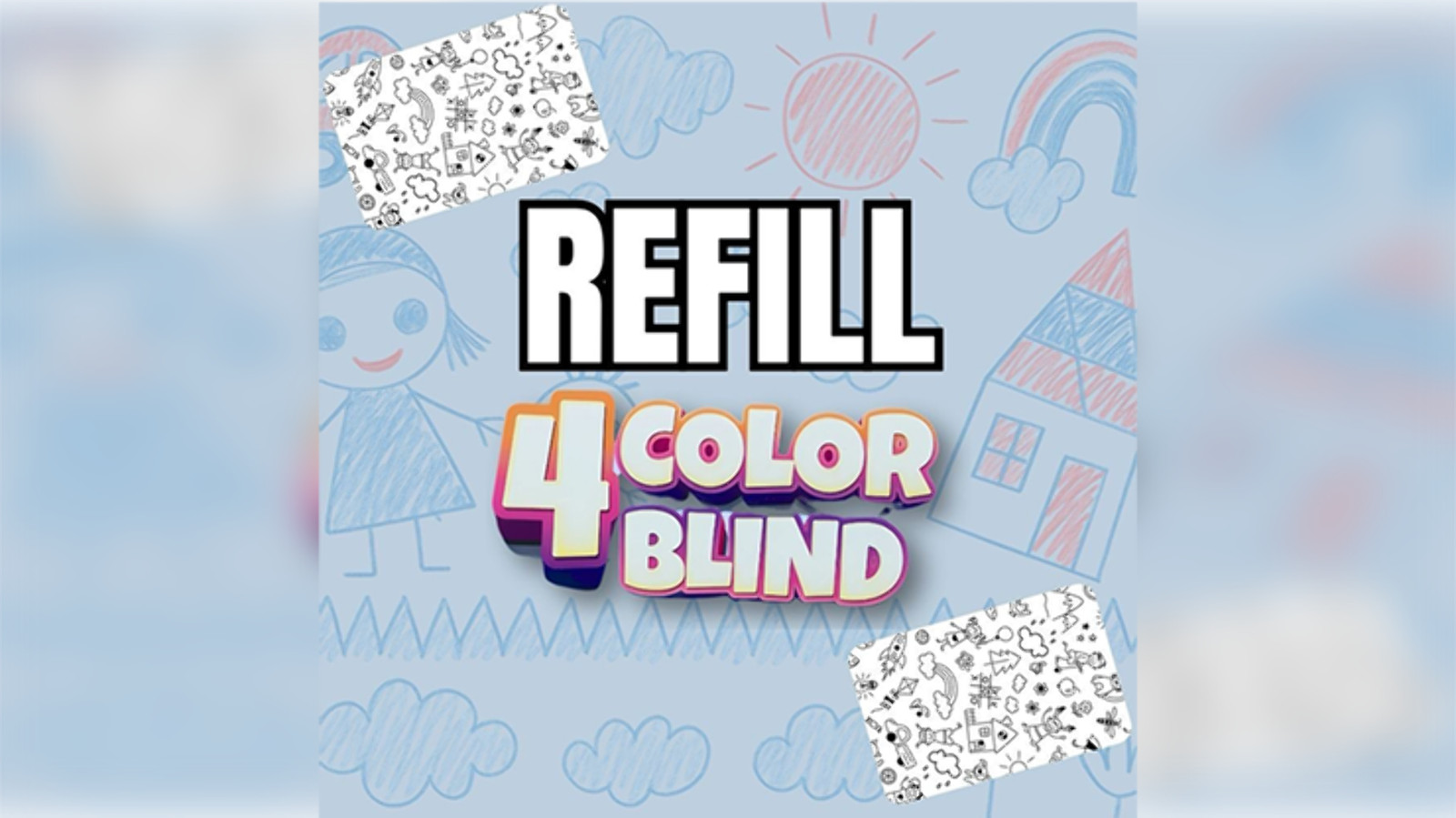 4 Color Blind Refill by Guillaume Bienne