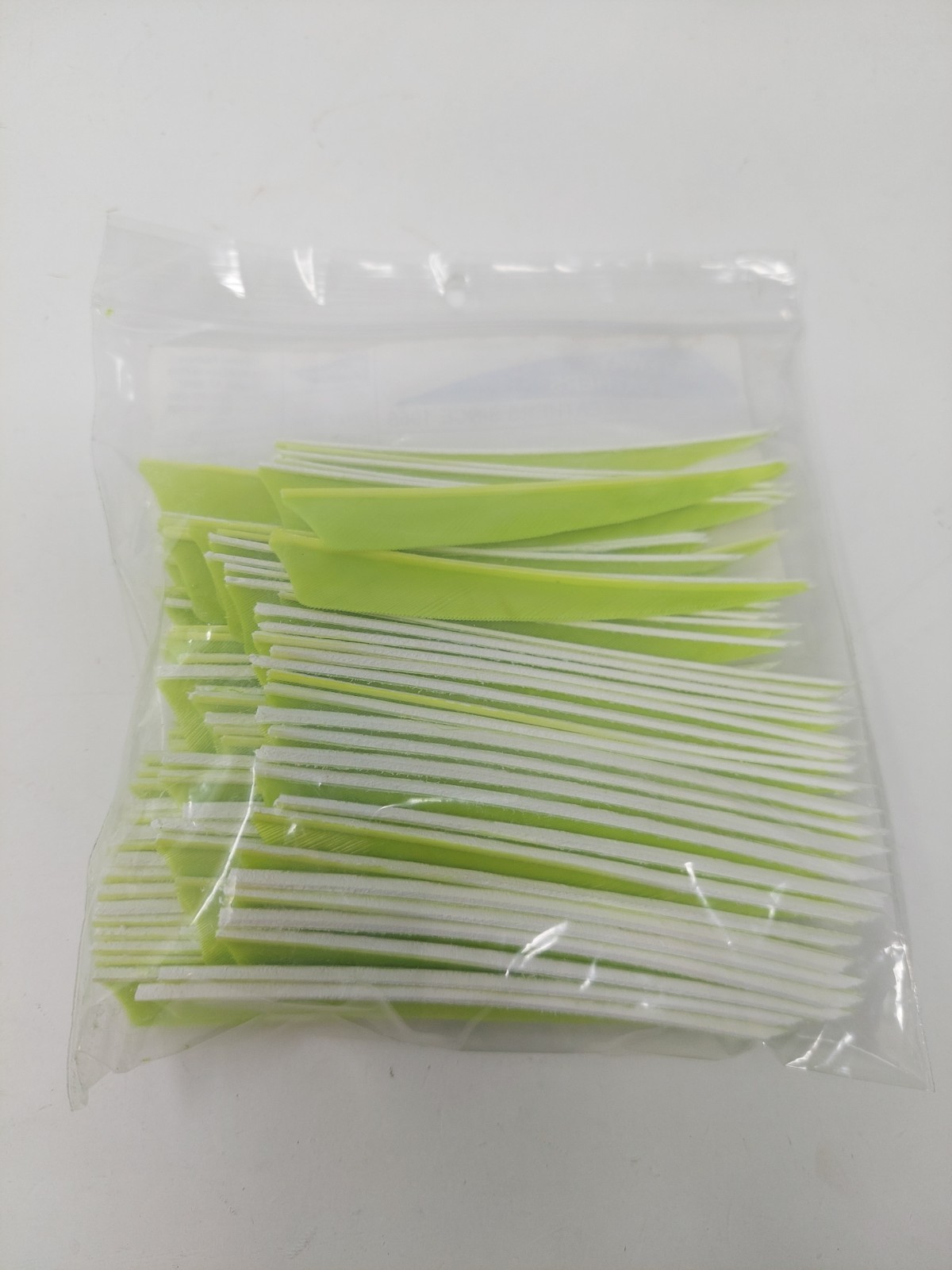 100 Pack Gateway Feathers 4" Right Wing: Shield Lemon Lime Green 400RSSLL-100