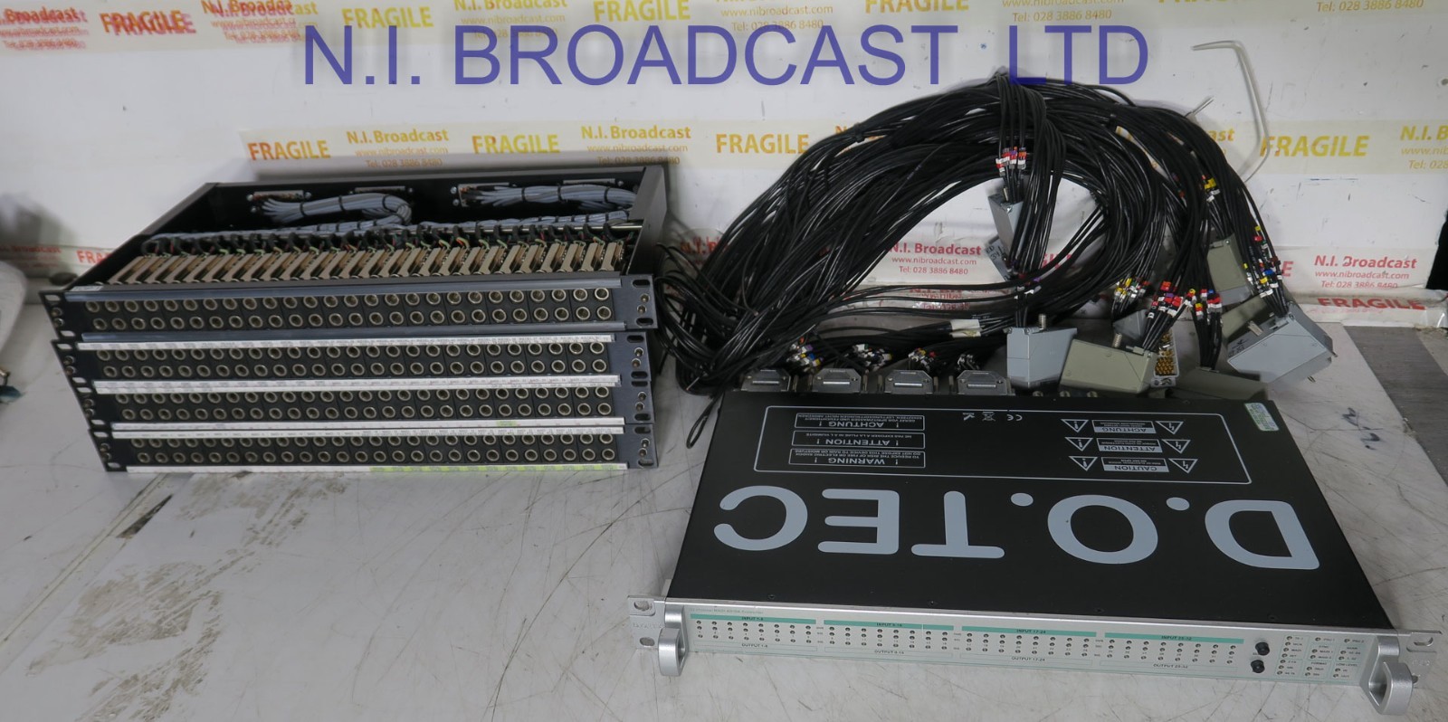 Dotec  Andiamo  32channel madi AD / DA converter with jackfields +cables